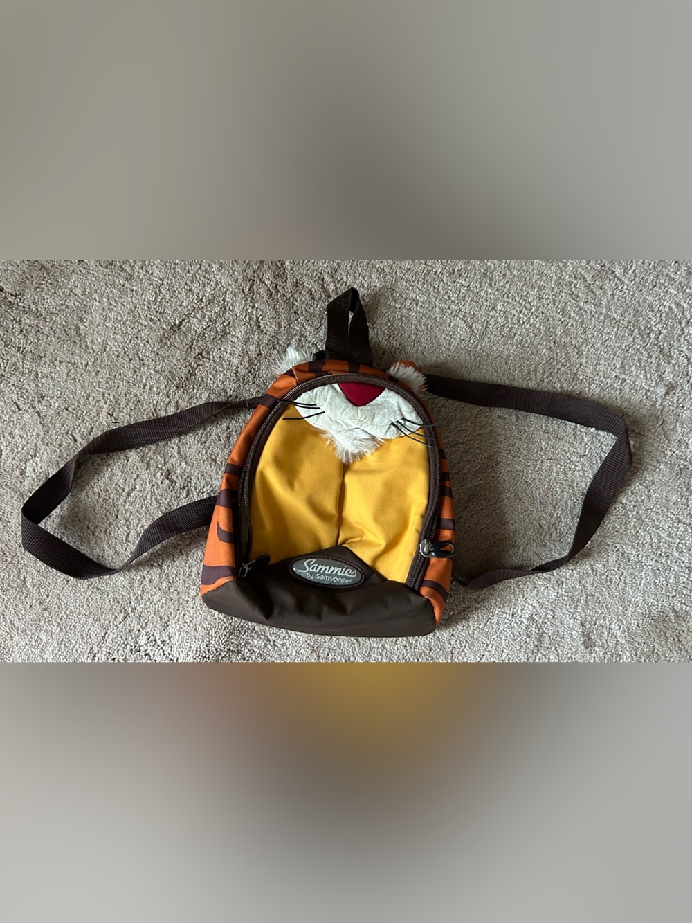 Sammies by Samsonite Kids Small Tiger Backpack - Orange, Brown, Yellow